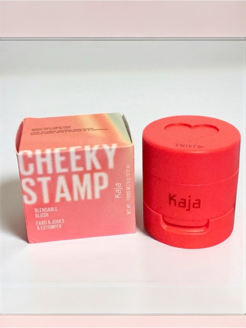 Kaja Cheeky Stamp Blendable Blush | 05 Sassy | Discontinued Shade | NEW